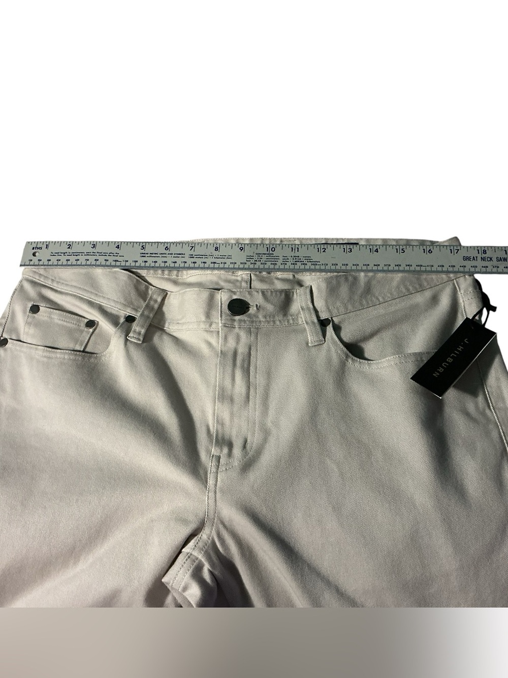 NWT J Hilburn Casual Light Beige Pants - Picture 10 of 11